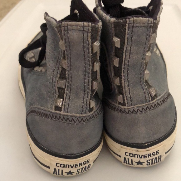 Convers All ⭐️ Star Blue Suede Size 7 - Picture 4 of 9